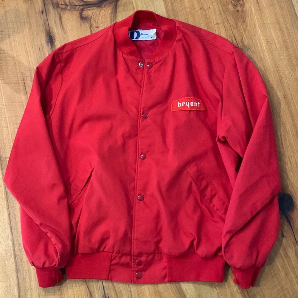 Vintage red workwear jacket made in USA
